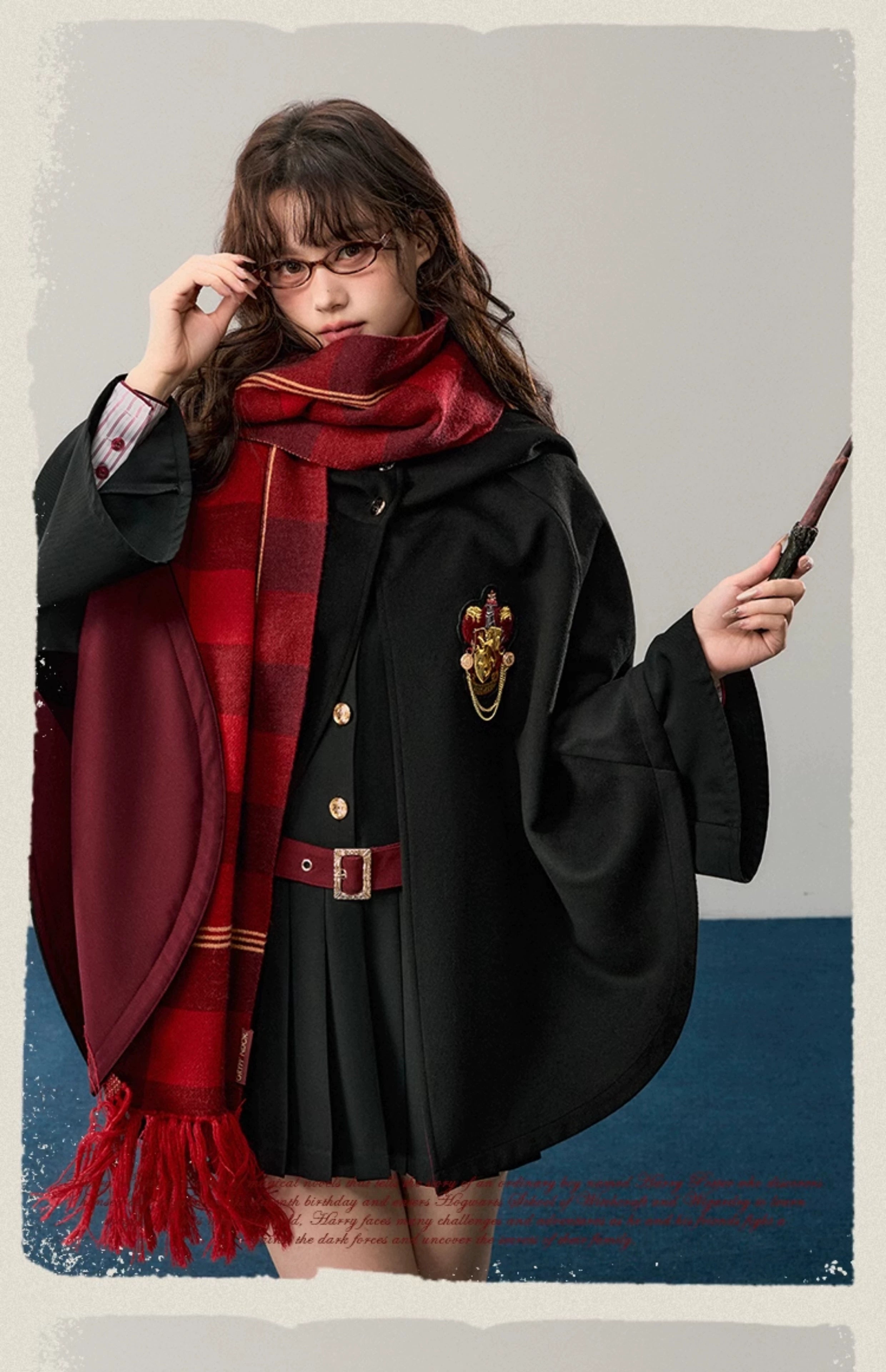 【予約販売】ホグワーツ魔法魔術学校 ミドル丈フーディマント