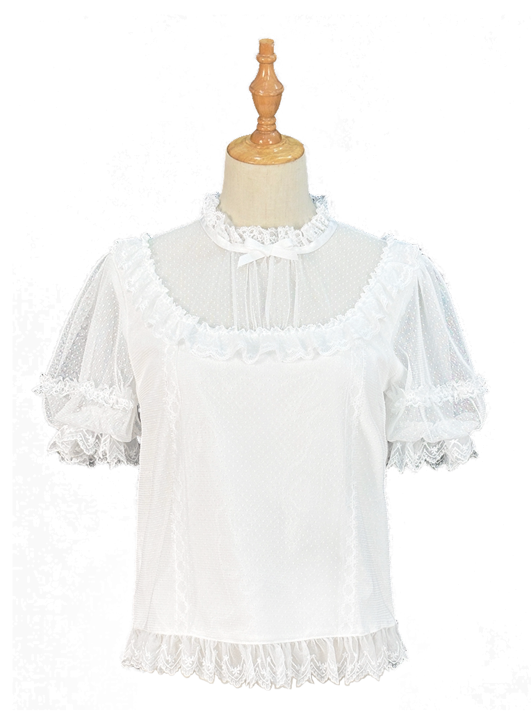 【受注予約10/13まで】Dream Lace 付け袖付きブラウス