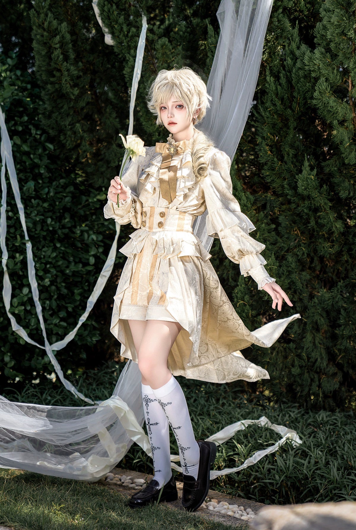 King of Gold 皇子系サスペンダーパンツセット