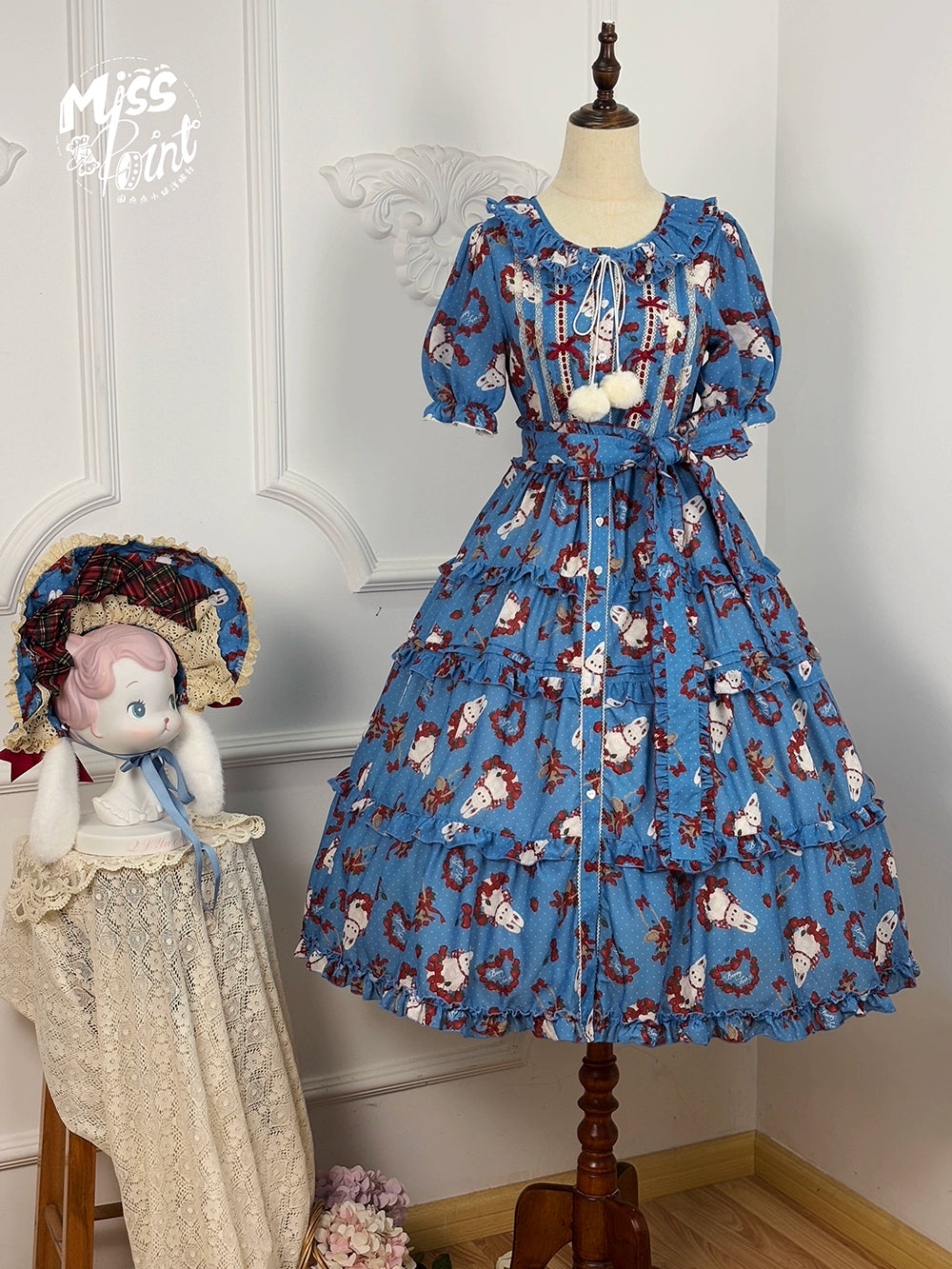 【予約販売】Sweet Berry Rabbit 半袖ワンピース