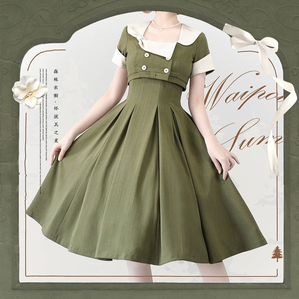Summer Forest Elegant Classic Setup with Ribbon Hair Accessory