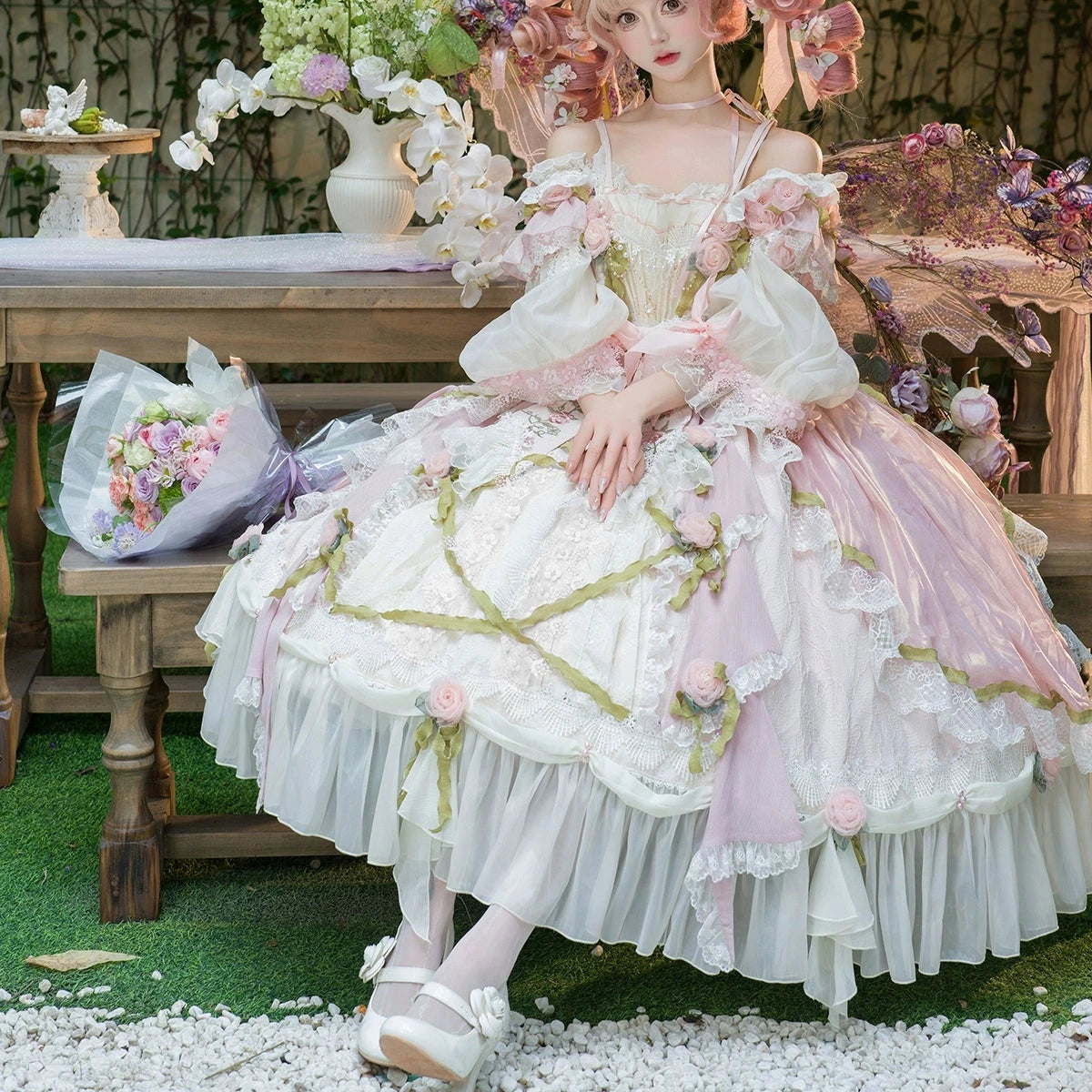 [Pre-orders available until 9/8] Sensou Houtei Luxury Princess Dress Full Set