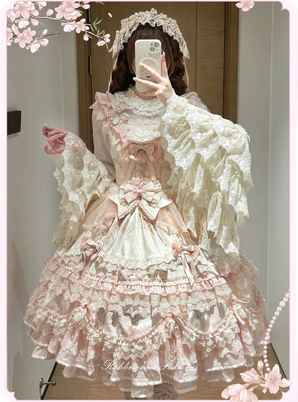 【受注予約8/5まで】Rabbit and Sakura ラグジュアリードレス