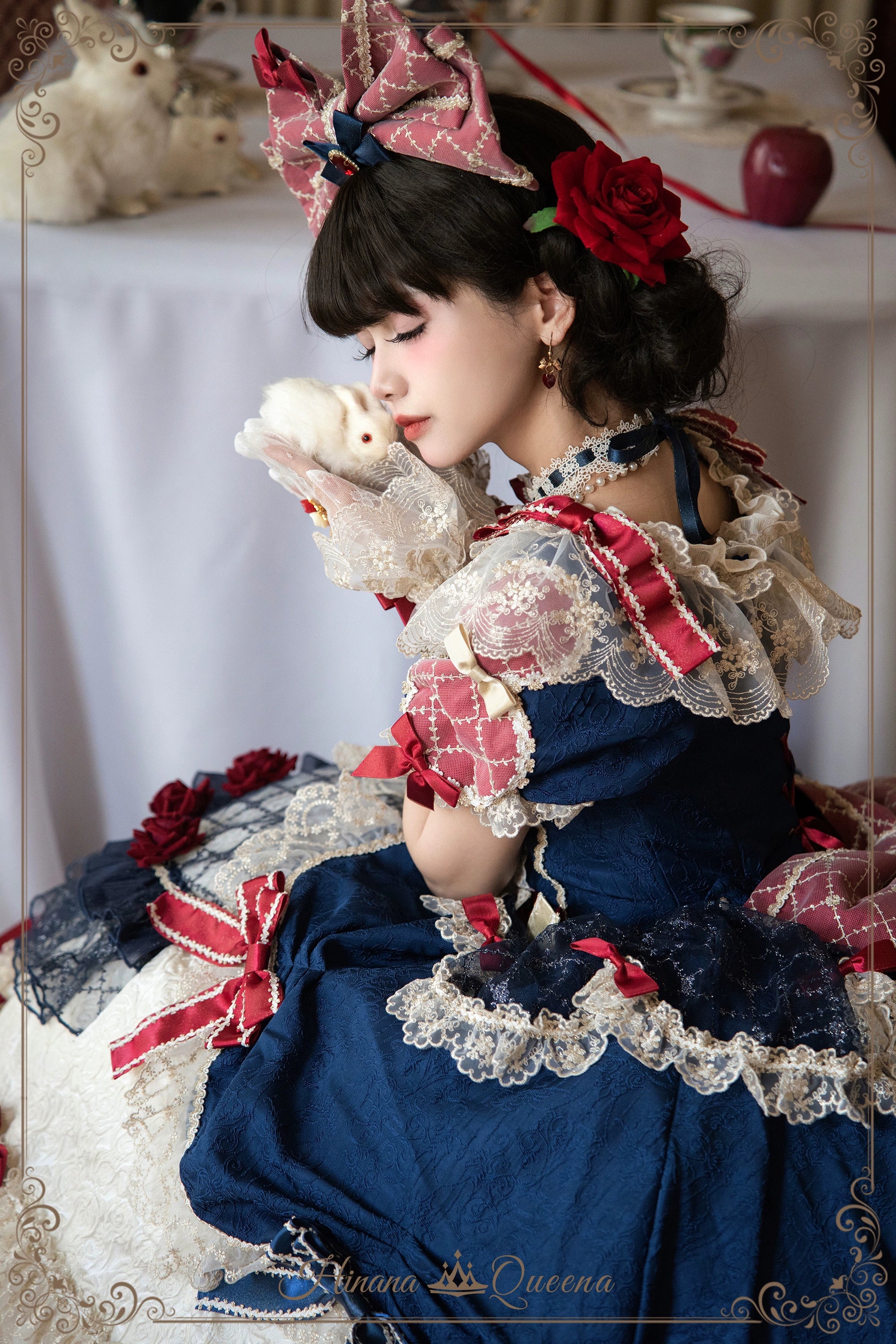 Mirror Snow White プリンセススイートドレス・ネイビー