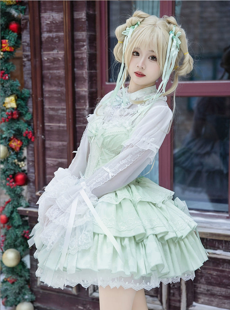 Ballet Fairy シアーフリル姫袖ブラウス
