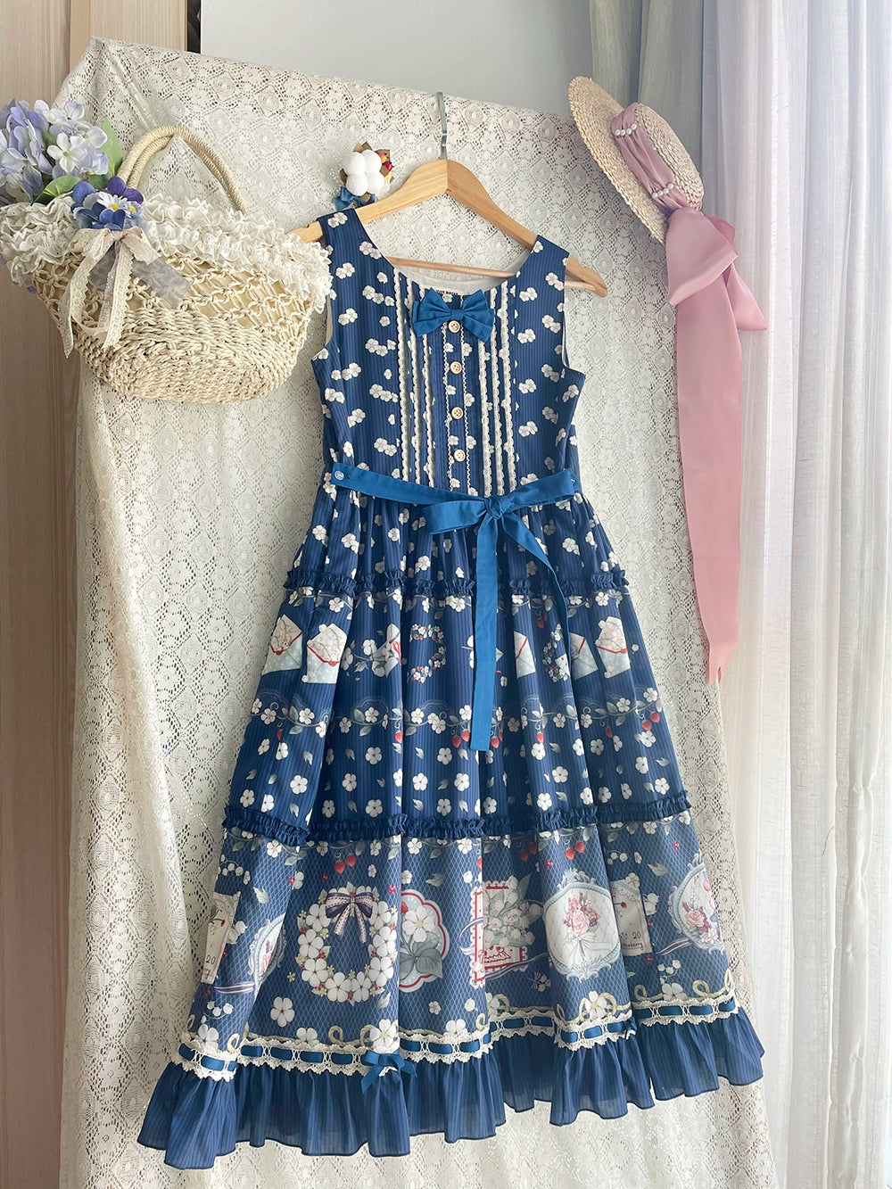[Pre-orders available until 2/19] Sweetie Sheep Print Jumper Skirt