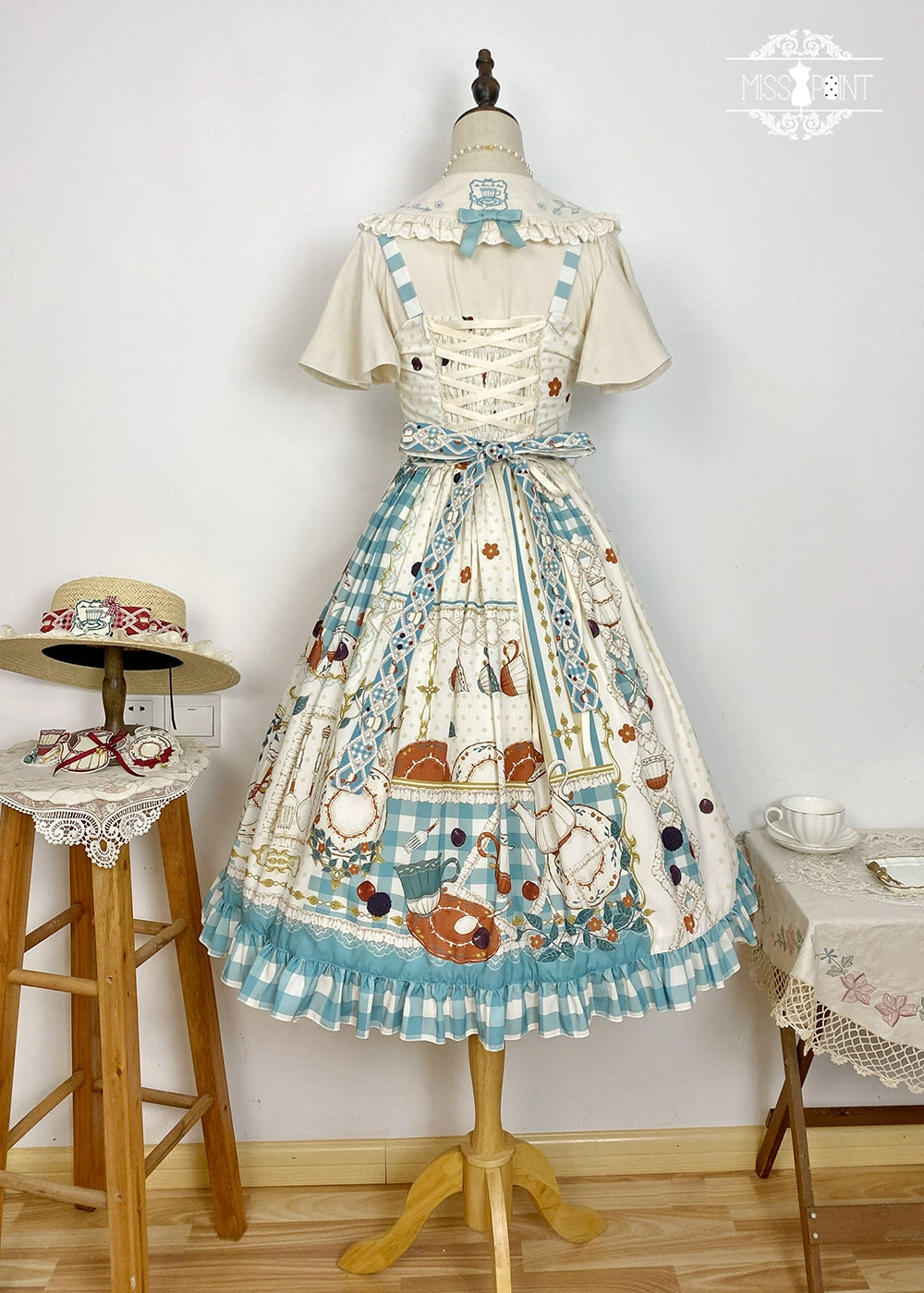【予約販売】Picnic Tea Party ジャンパースカート