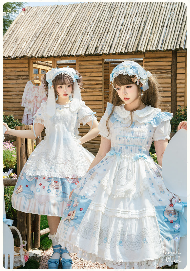 【受注予約4/8まで】Wandering Teapot レースのジャンパースカート