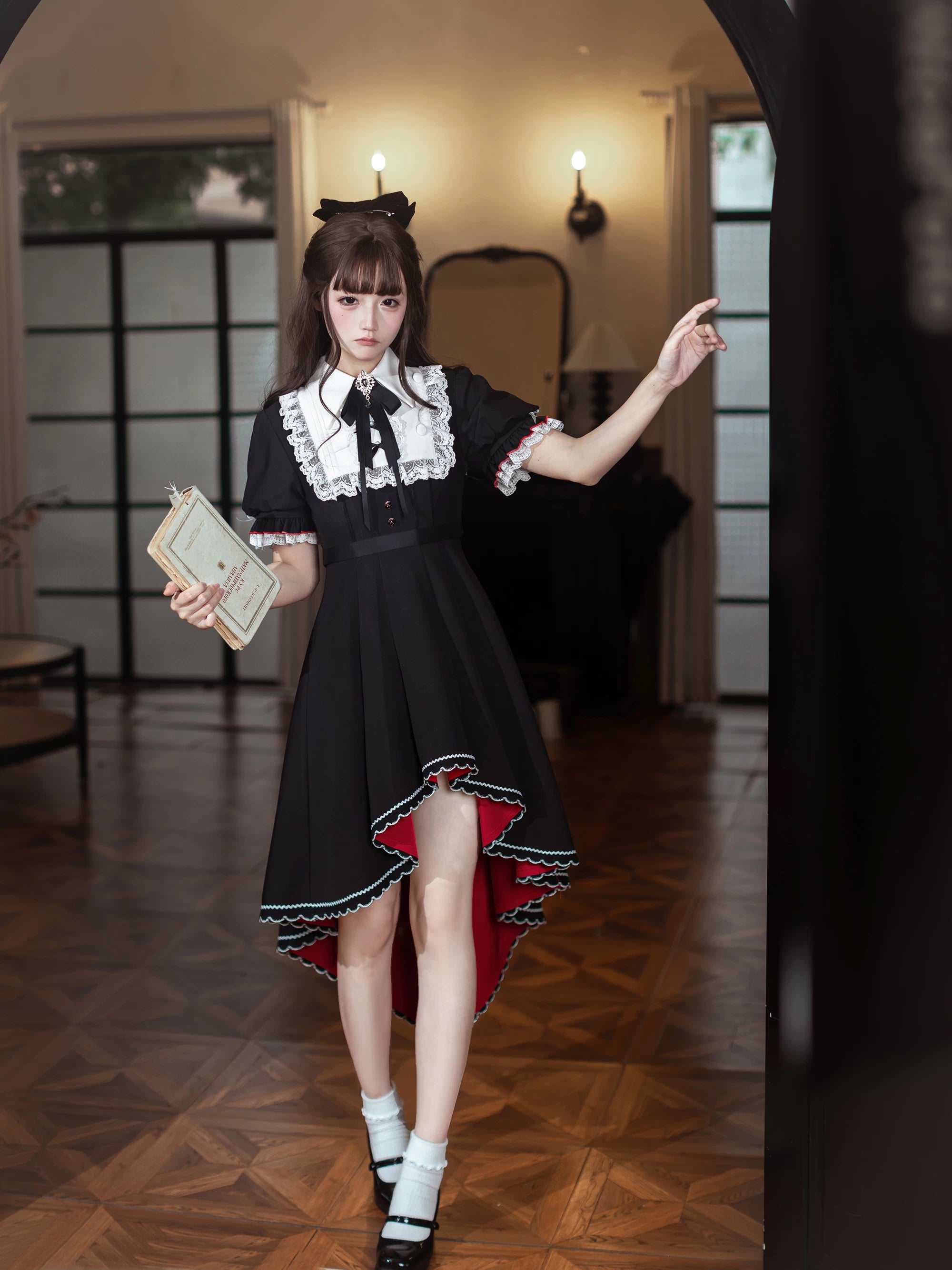 ロザリンドの黒薔薇 ゴシックワンピース