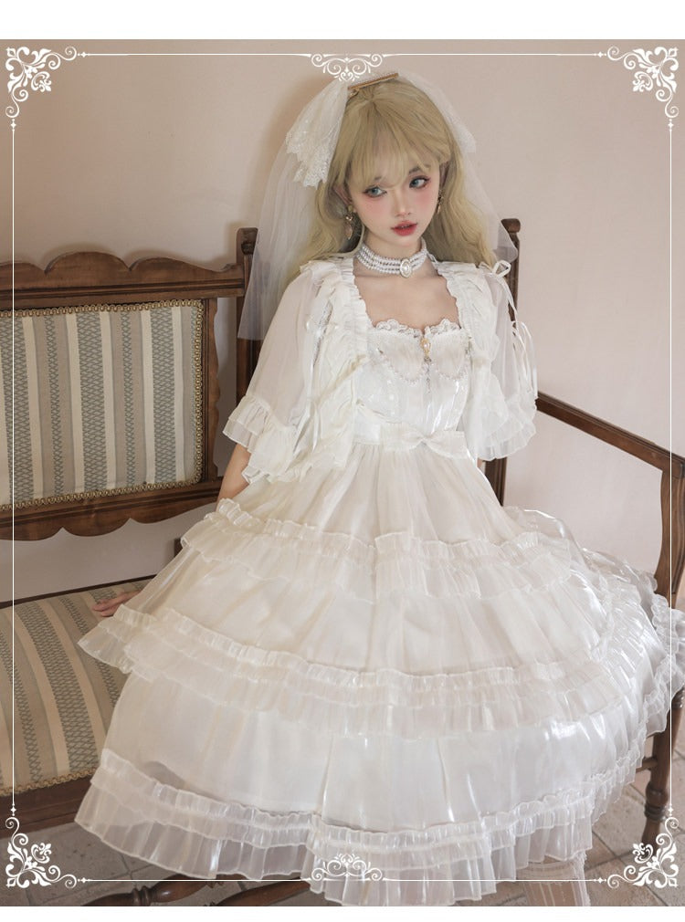 乙女の休日 パールパフジャンパースカート 全6色
