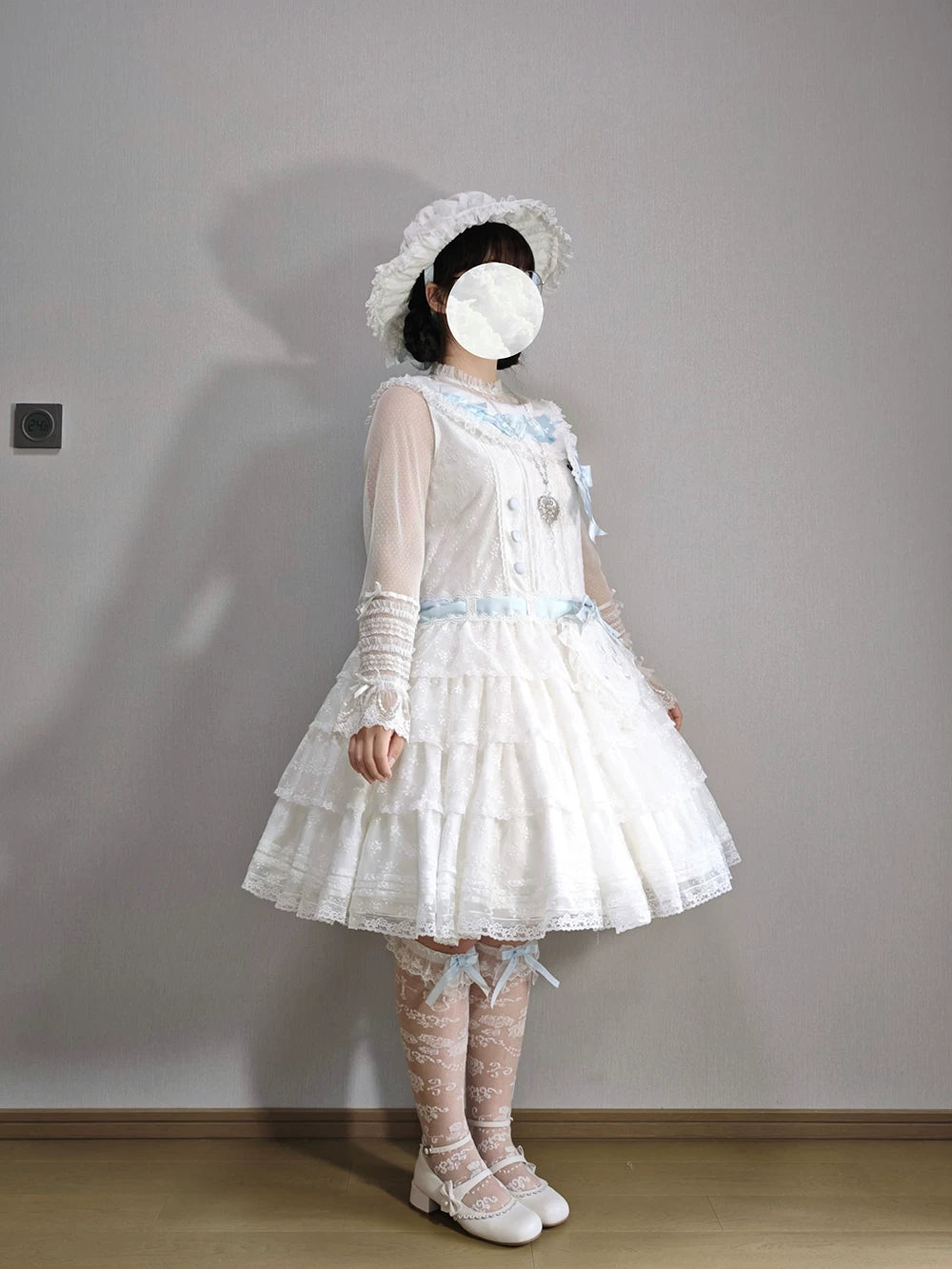 【受注予約10/13まで】Dream Lace ドールスタイルジャンパースカート