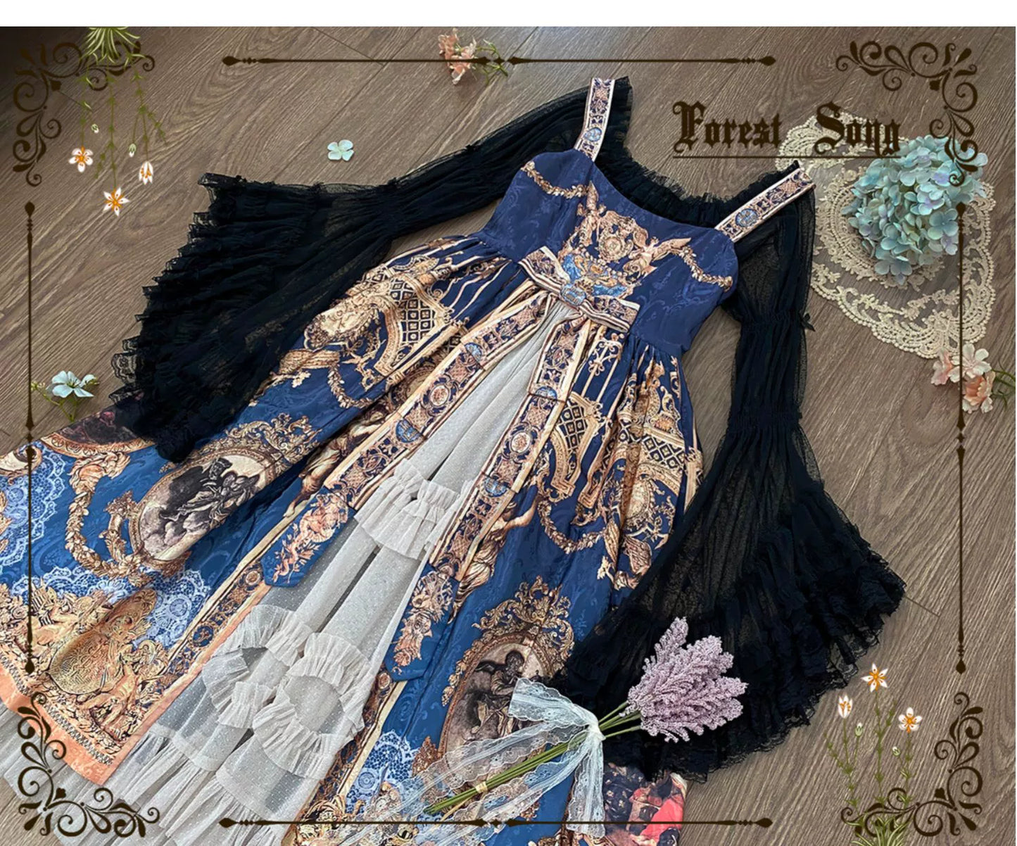 【受注予約8/27まで】Chloris 姫袖ブラウス