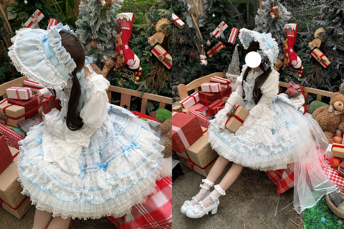 [Pre-orders available until 2/5] Wishing Star Doll-style Jumper Skirt - Pastel Blue