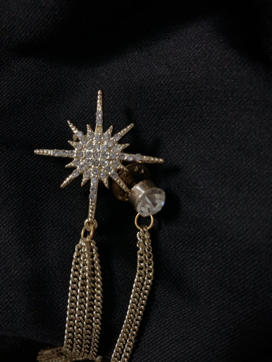 Simultaneous purchase only [Sales period ended] Hoshi Mezuya Brooch/belt with chain