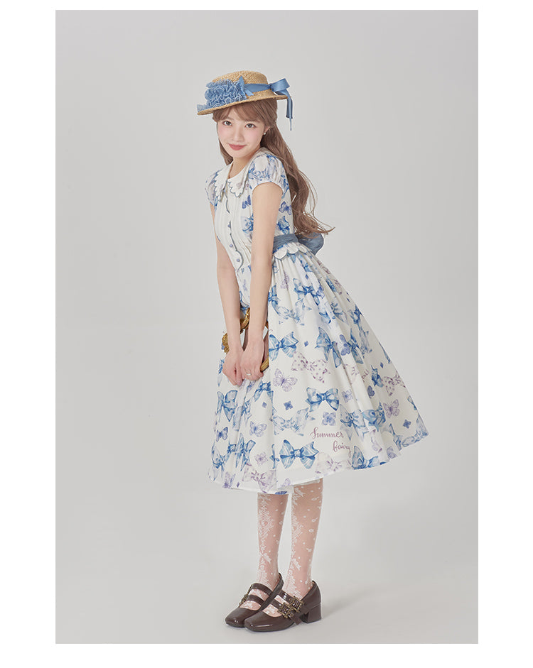 Ribbon Eternal Garden Short Sleeve Dress Type 2