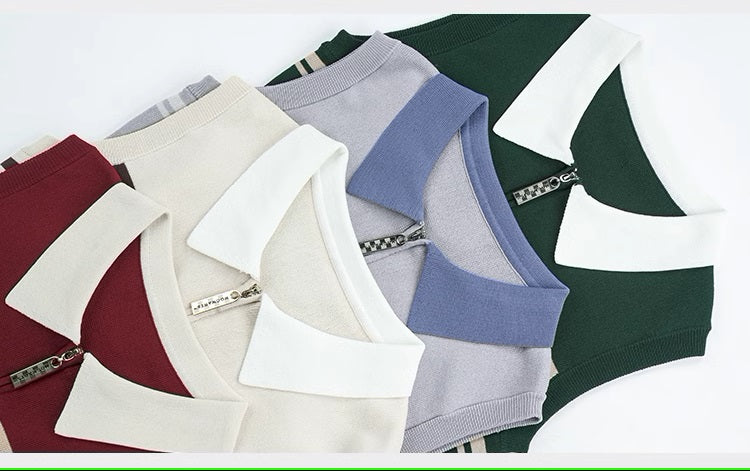 [Pre-order] Hogwarts School of Witchcraft and Wizardry sleeveless polo knit