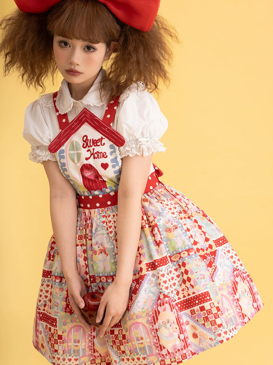 Sweet Home Fairy Tale 2way Suspender Skirt