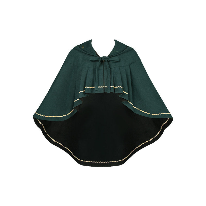 Berlin Letter グリーンチェックのジャンパースカート・ロング丈