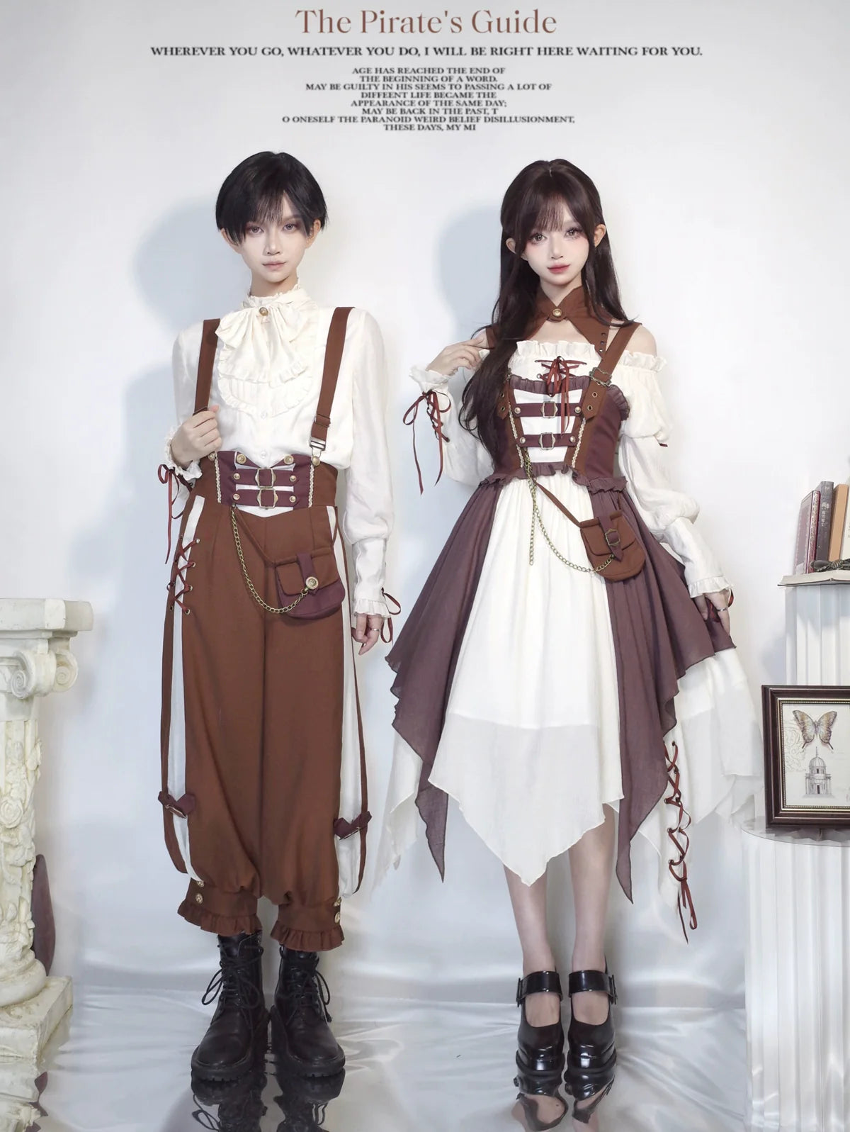 Pirate style jumper skirt 3 piece set RonRon