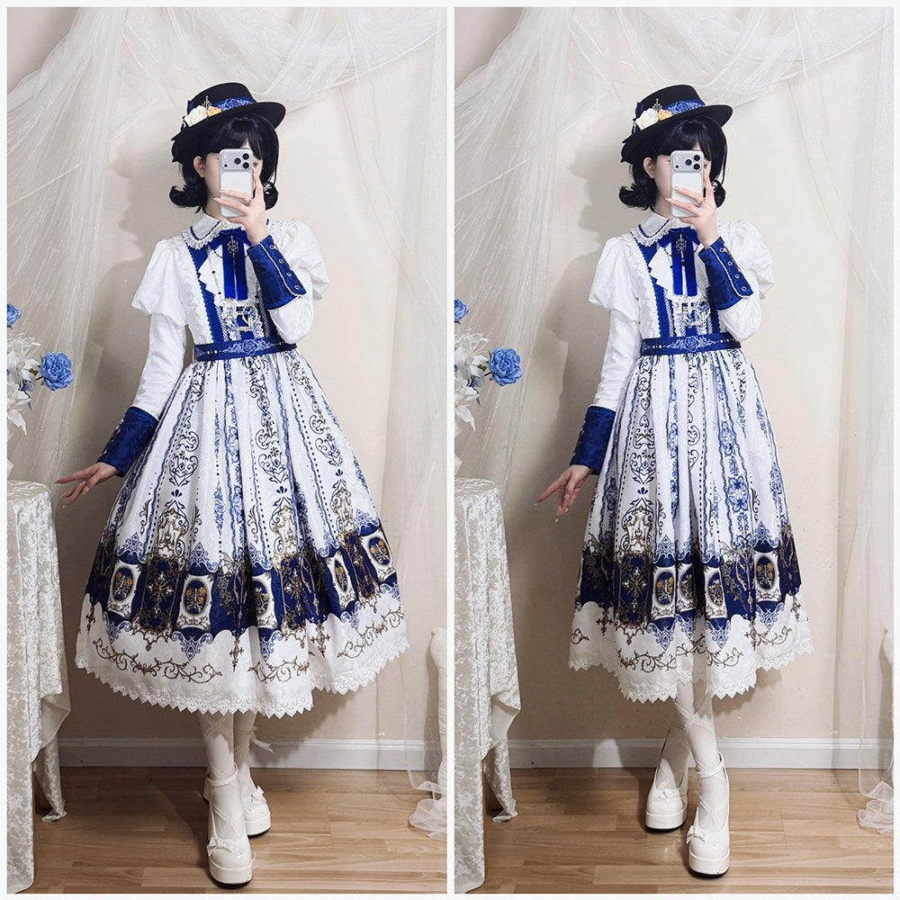 【受注予約1/18まで】Blood Night Lantern Master プリントワンピース・ジゴ袖タイプ