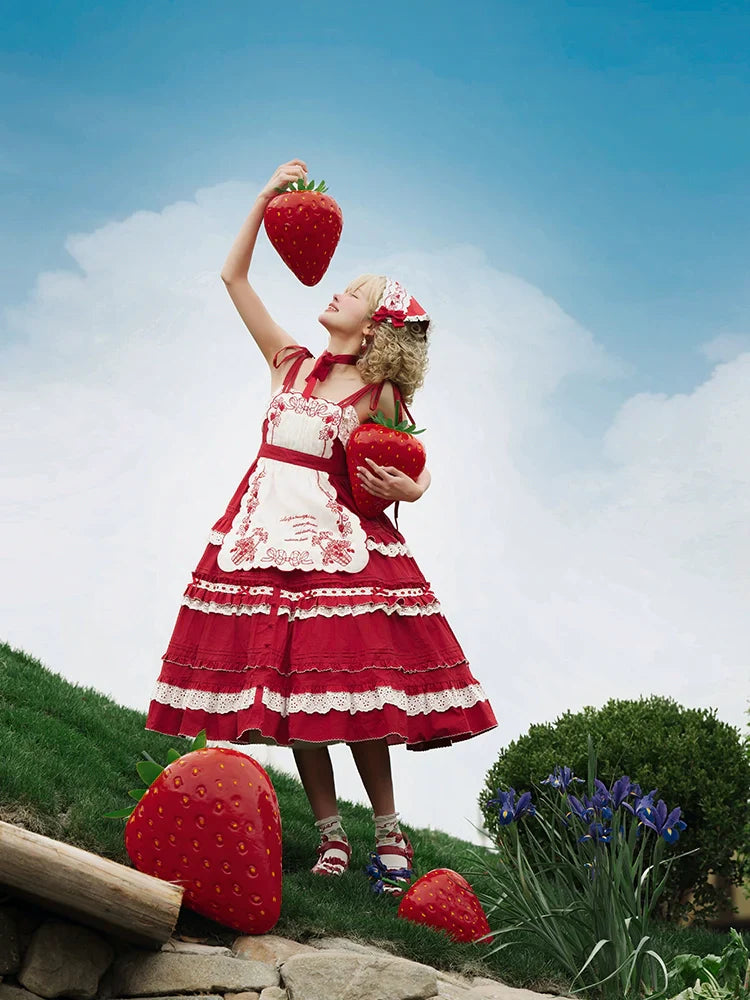Strawberry Basket ジャンパースカート