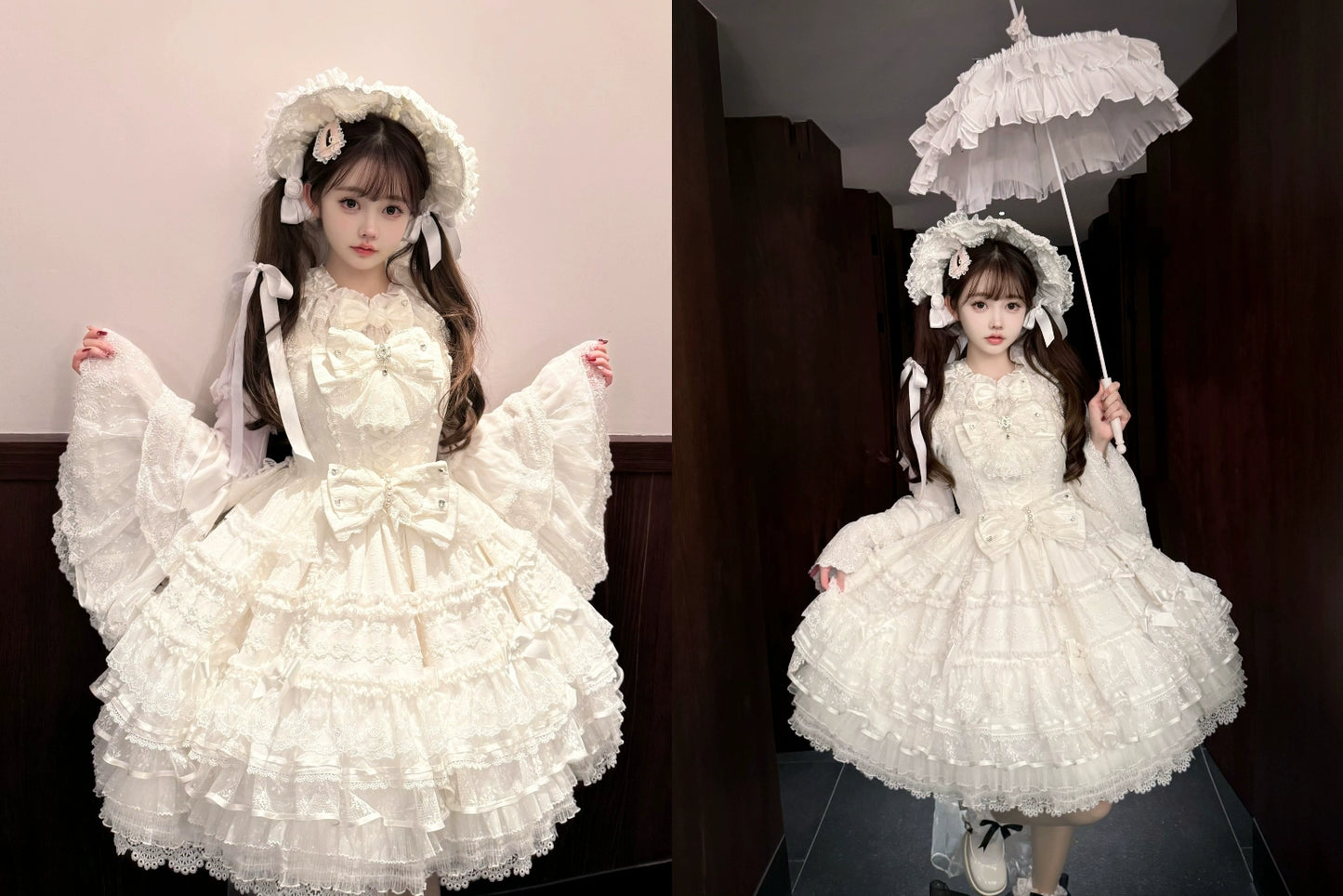 [Pre-orders available until 2/5] Wishing Star Doll-style Jumper Skirt - White