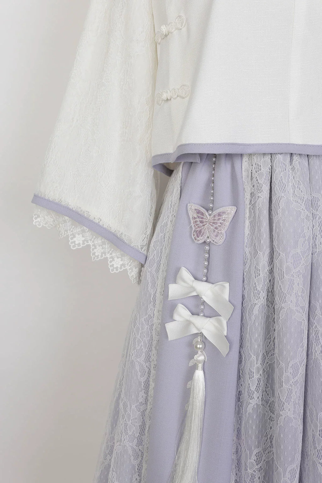 Wisteria 蝶と藤の華ロリセットアップ