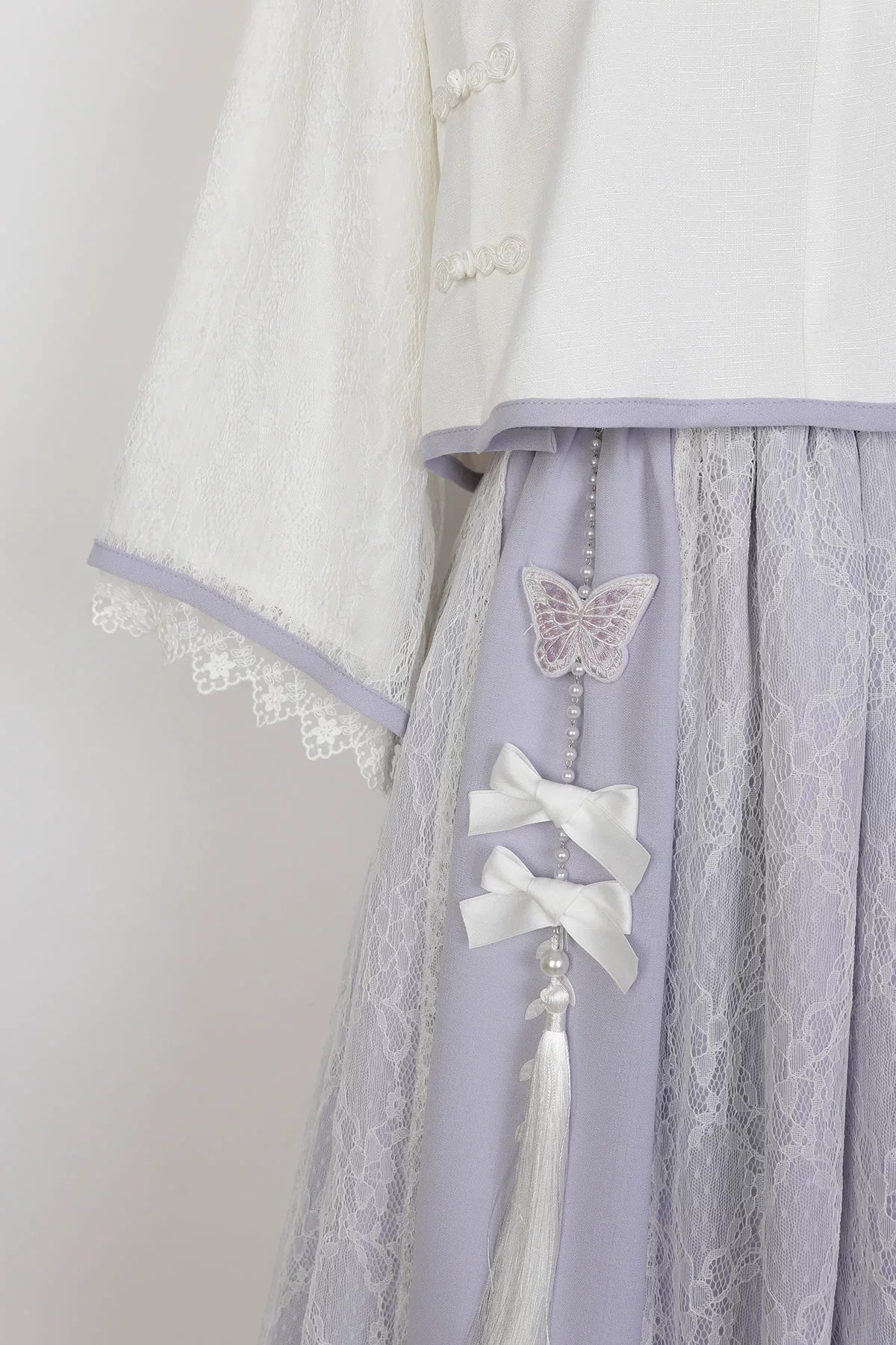 Wisteria 蝶と藤の華ロリセットアップ