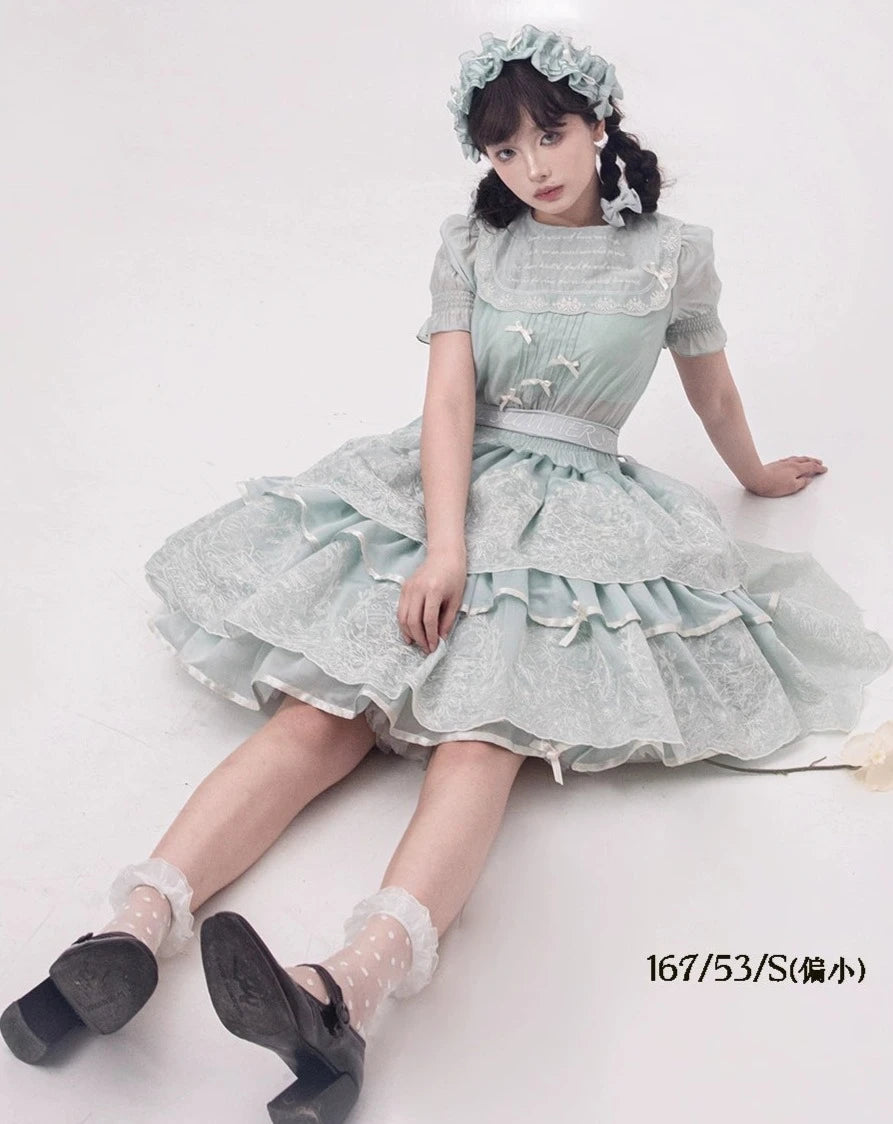 [Sales period ended] Fourteen-line Summer 4-tier skirt