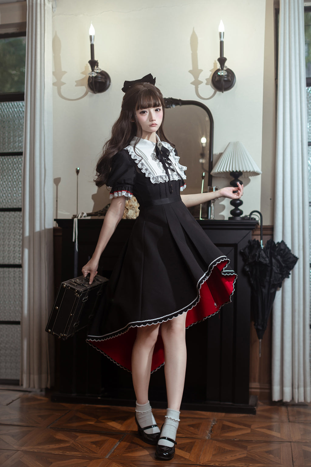 ロザリンドの黒薔薇 ゴシックワンピース
