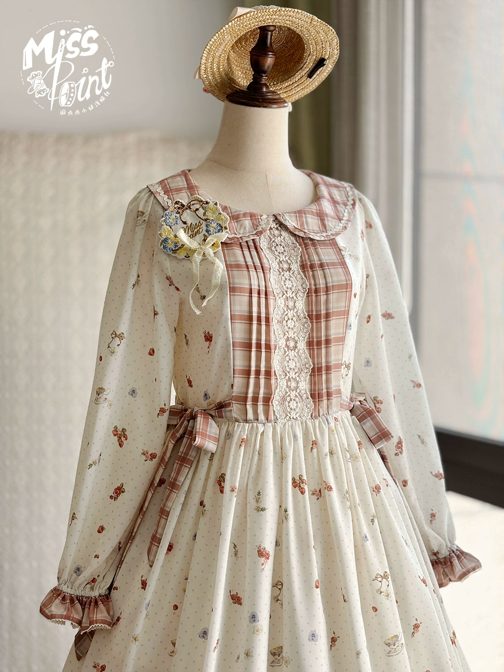 [Pre-order] Autumn Pleasure Round Collar Dress