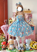 【予約販売】Sweet Cherry Cat デイリージャンパースカート