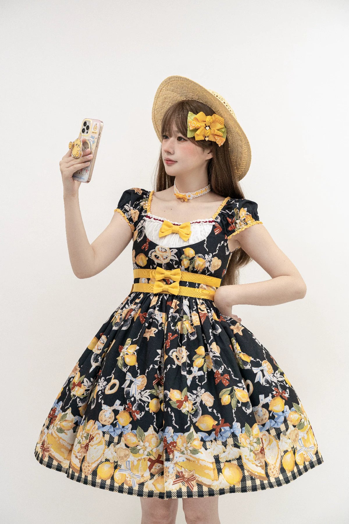 【受注予約6/26まで】Lemon Biscuit プリントワンピース