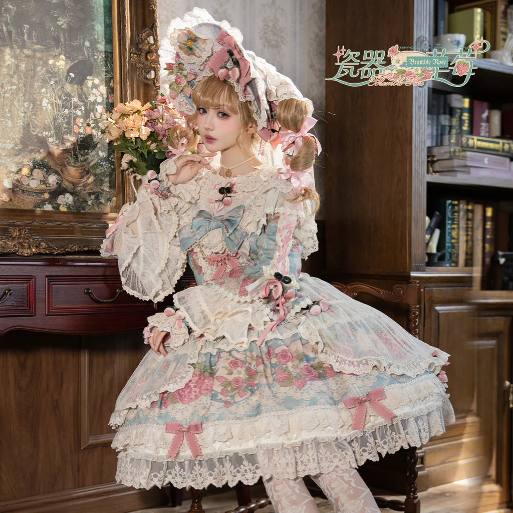 【受注予約11/12まで】 Porcelain Strawberry プリンセスドレス
