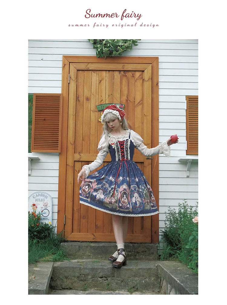 Rosy Cheeks 白雪姫風ジャンパースカート
