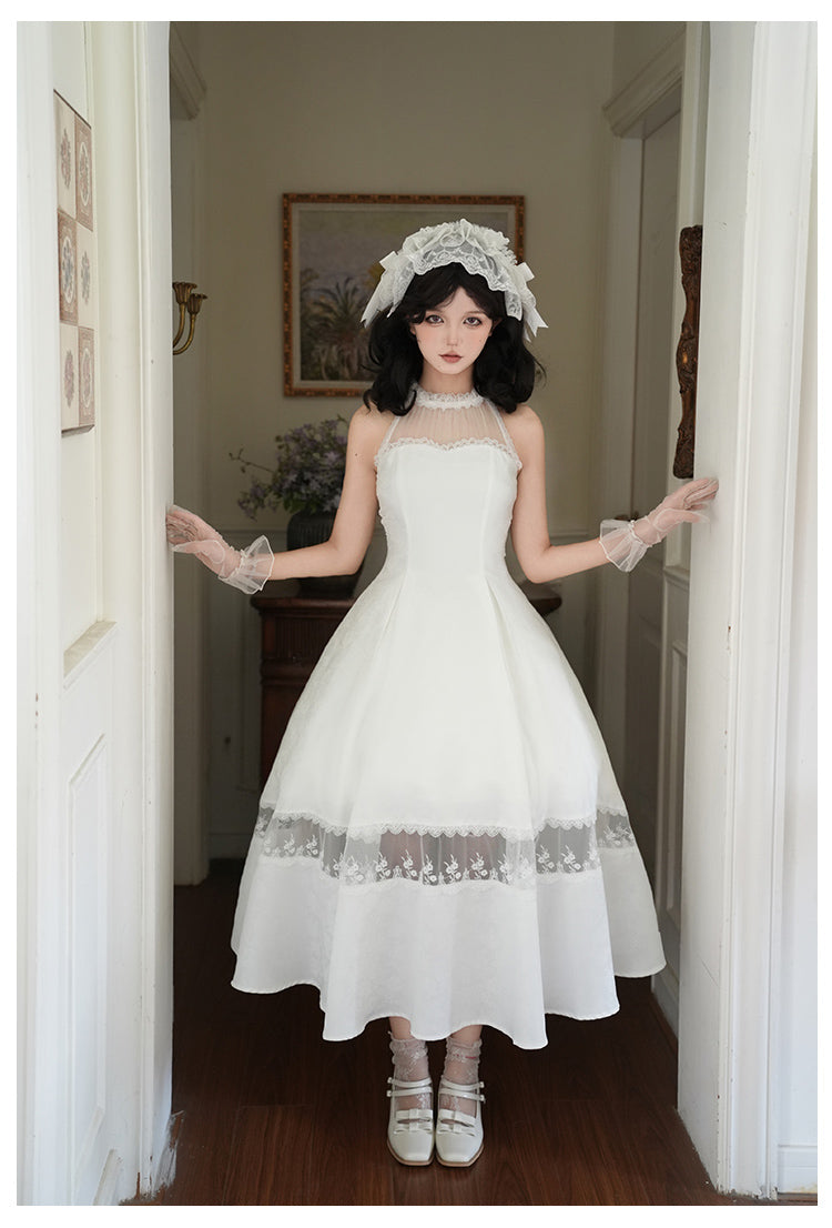 ローズジャガードホルターネックワンピース 単品・セット