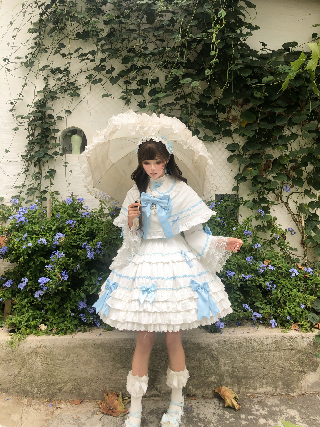 【受注予約10/14まで】Labyrinth Doll ジャンパースカート・マント・ブラウス3点セット