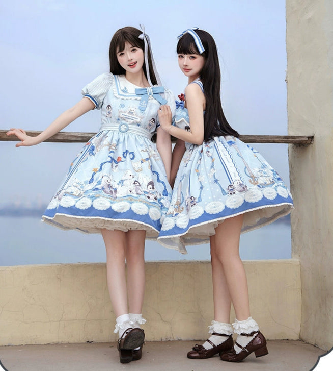 Penguin Navy マリンスタイルワンピース