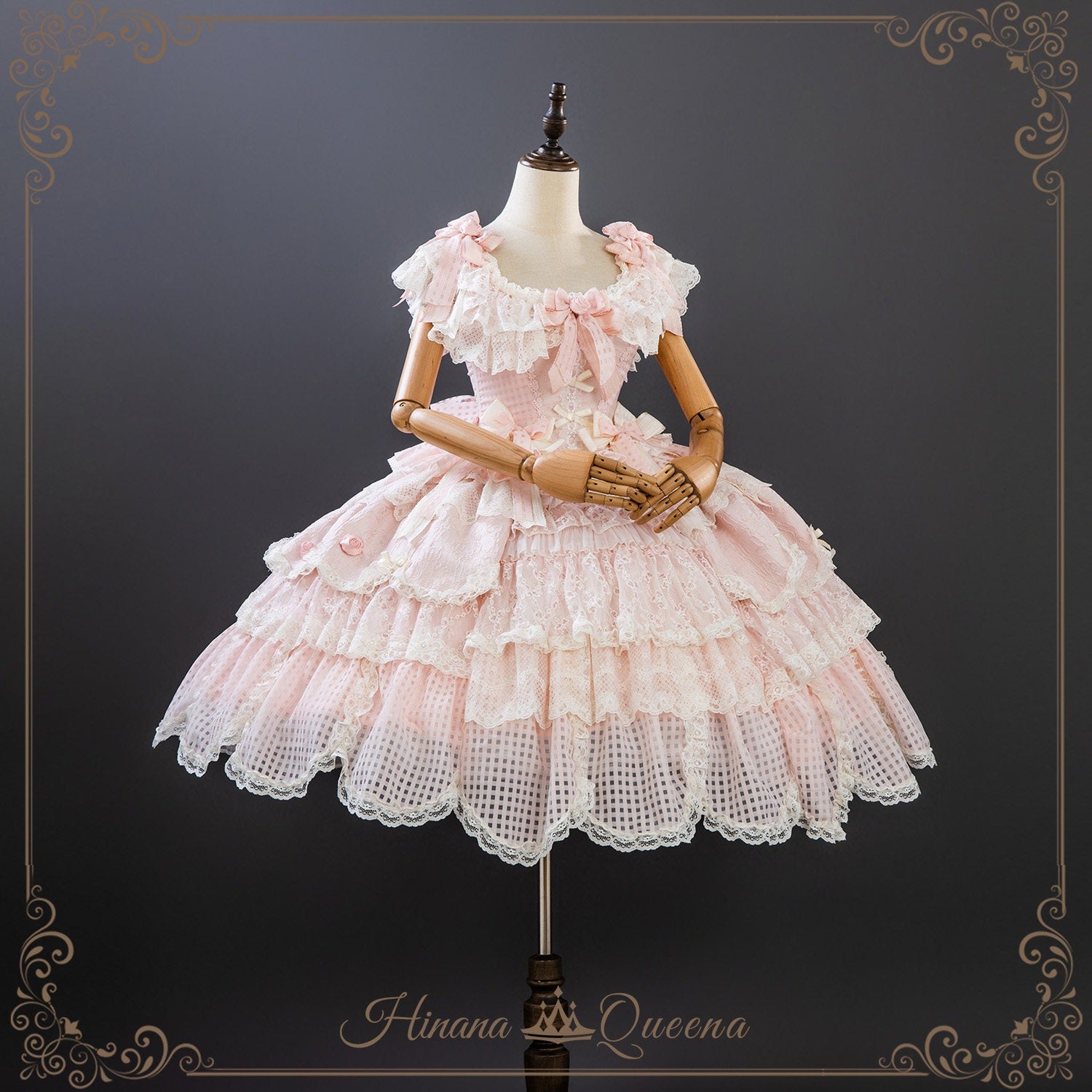 【受注予約7/8まで】Sugar Frost Princess ラグジュアリードレス・ピンク