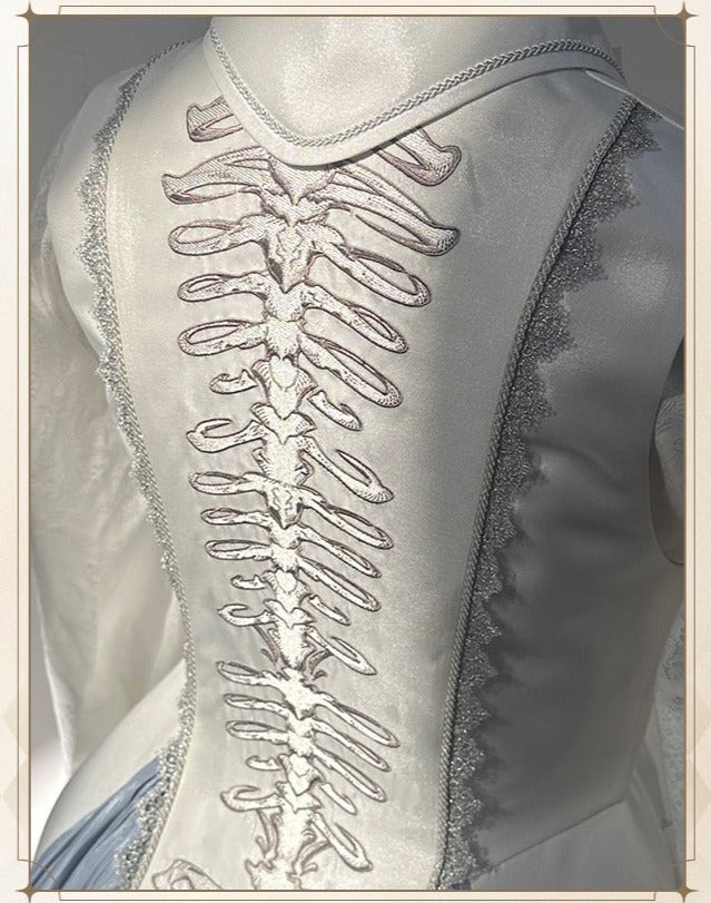 Ruined Skeleton Vest with Jabotai