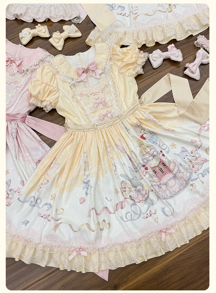 【受注予約12/26まで】Sweet Wedding Cake 刺繍ワンピース