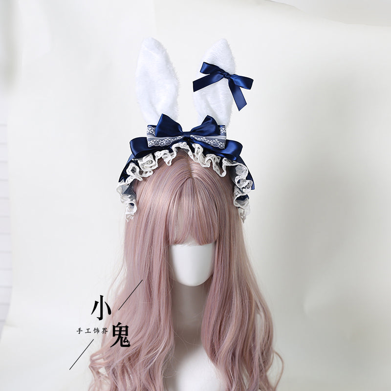 rabbit ear ribbon headband