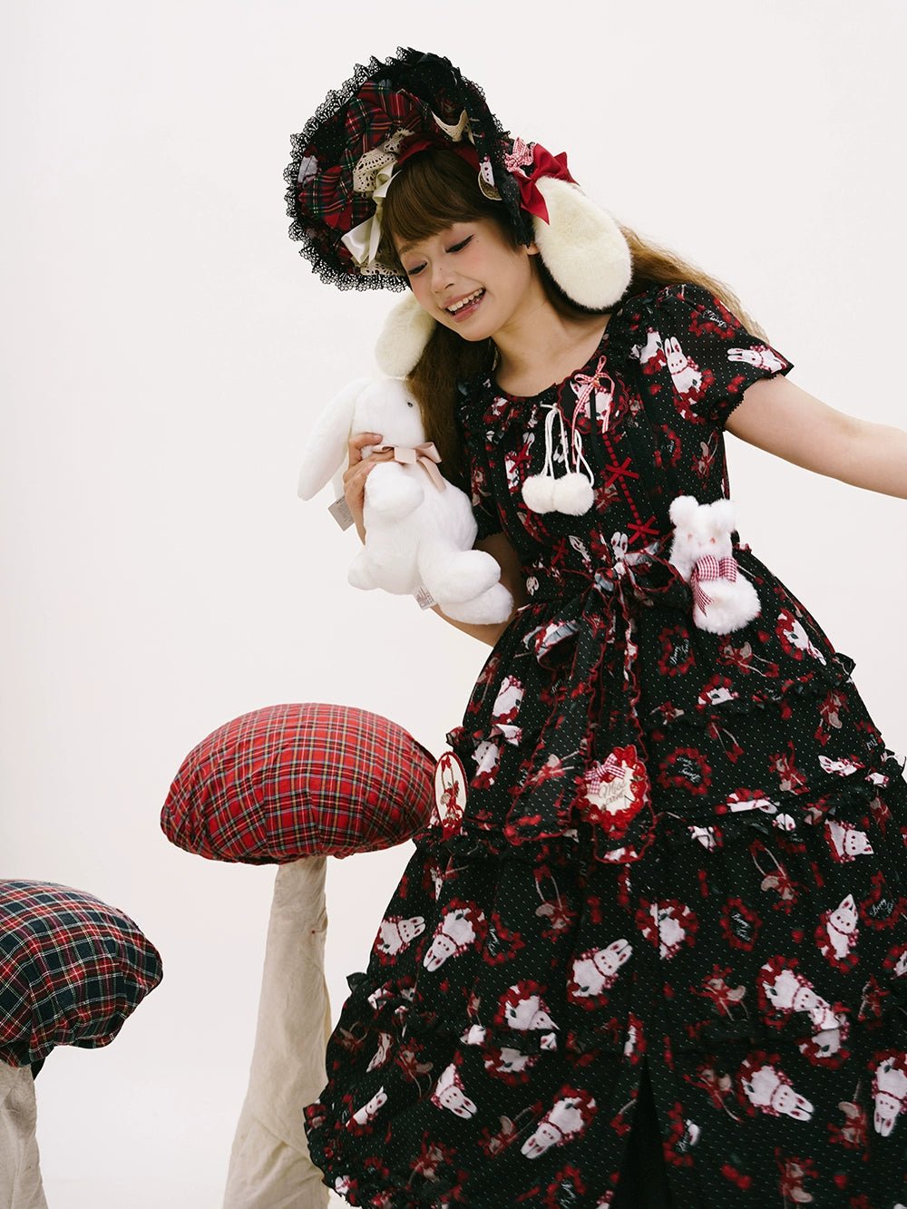 【予約販売】Sweet Berry Rabbit 半袖ワンピース