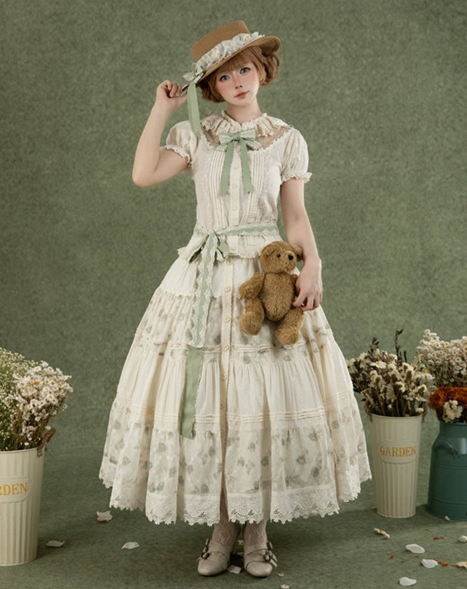 【受注予約8/18まで】White Blooming Season 2wayスカート