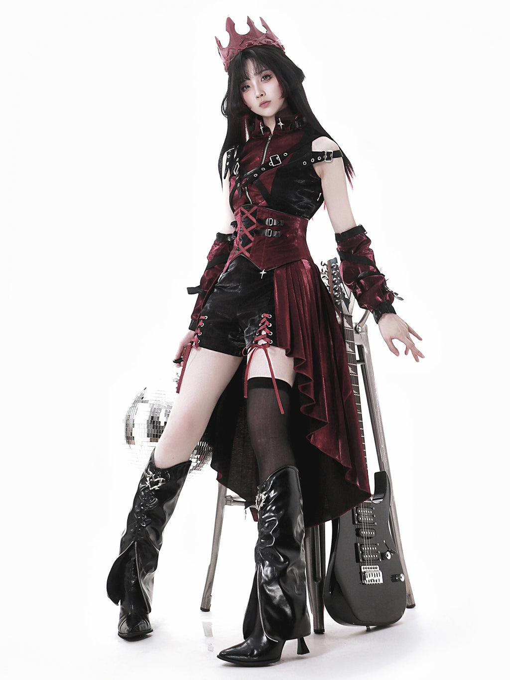 Assassin ブラックベルトショートパンツ4点セット