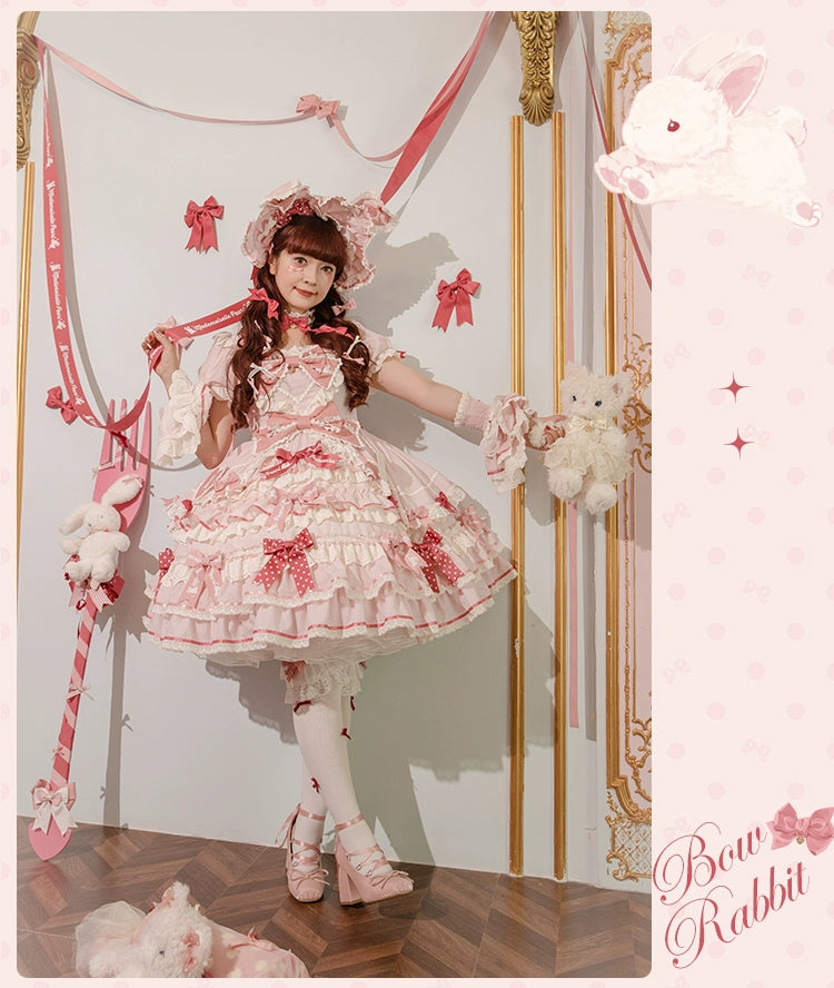 【受注予約6/11まで】Bow Rabbit スペシャルワンピース・全4色