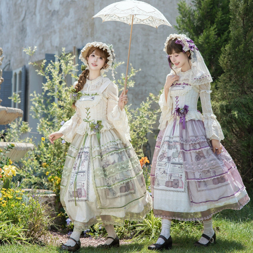 【受注予約6/29まで】Du'erfa Manor クラシカルスカート