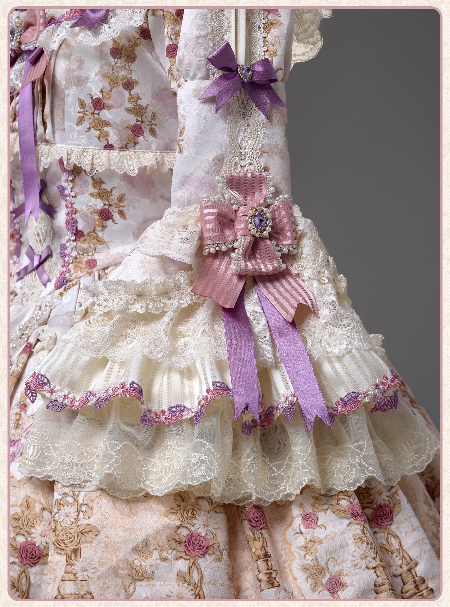 【受注予約6/16まで】Antique Gemstone Fragrance 姫袖ドレス単品