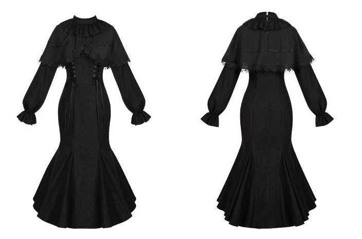 【予約販売】Nocturne Veil マーメイドロングワンピース