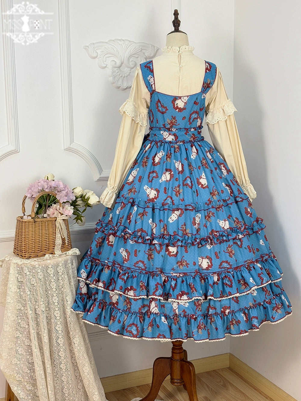 【予約販売】Sweet Berry Rabbit ジャンパースカート